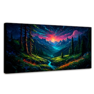 Foto 1 | Cuadro Decorativo Canvas Hermoso Atardecer 120x60