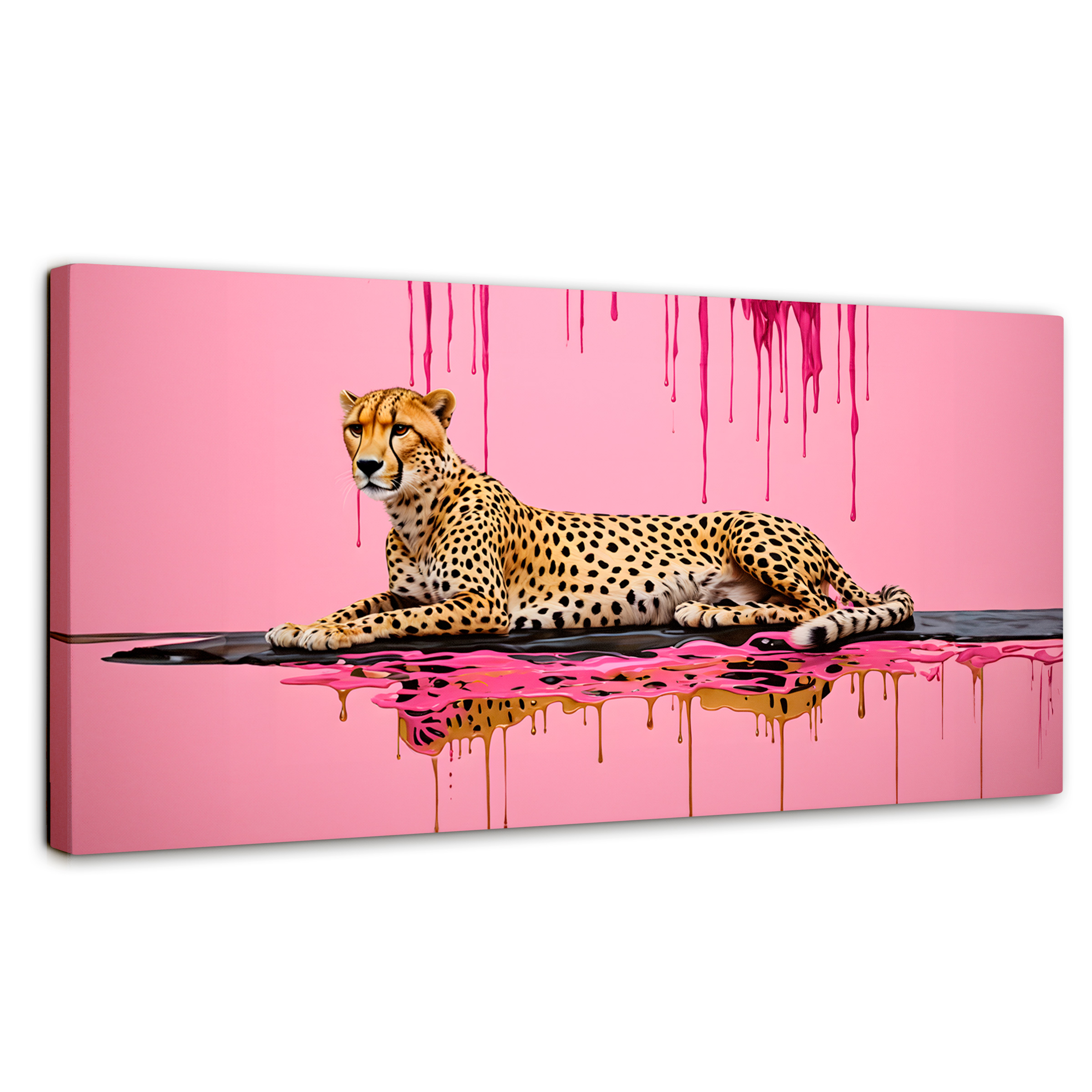 Foto 1 | Cuadro Decorativo Canvas Manchas Majestuosas 120x60