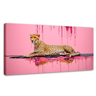 Foto 1 | Cuadro Decorativo Canvas Manchas Majestuosas 120x60