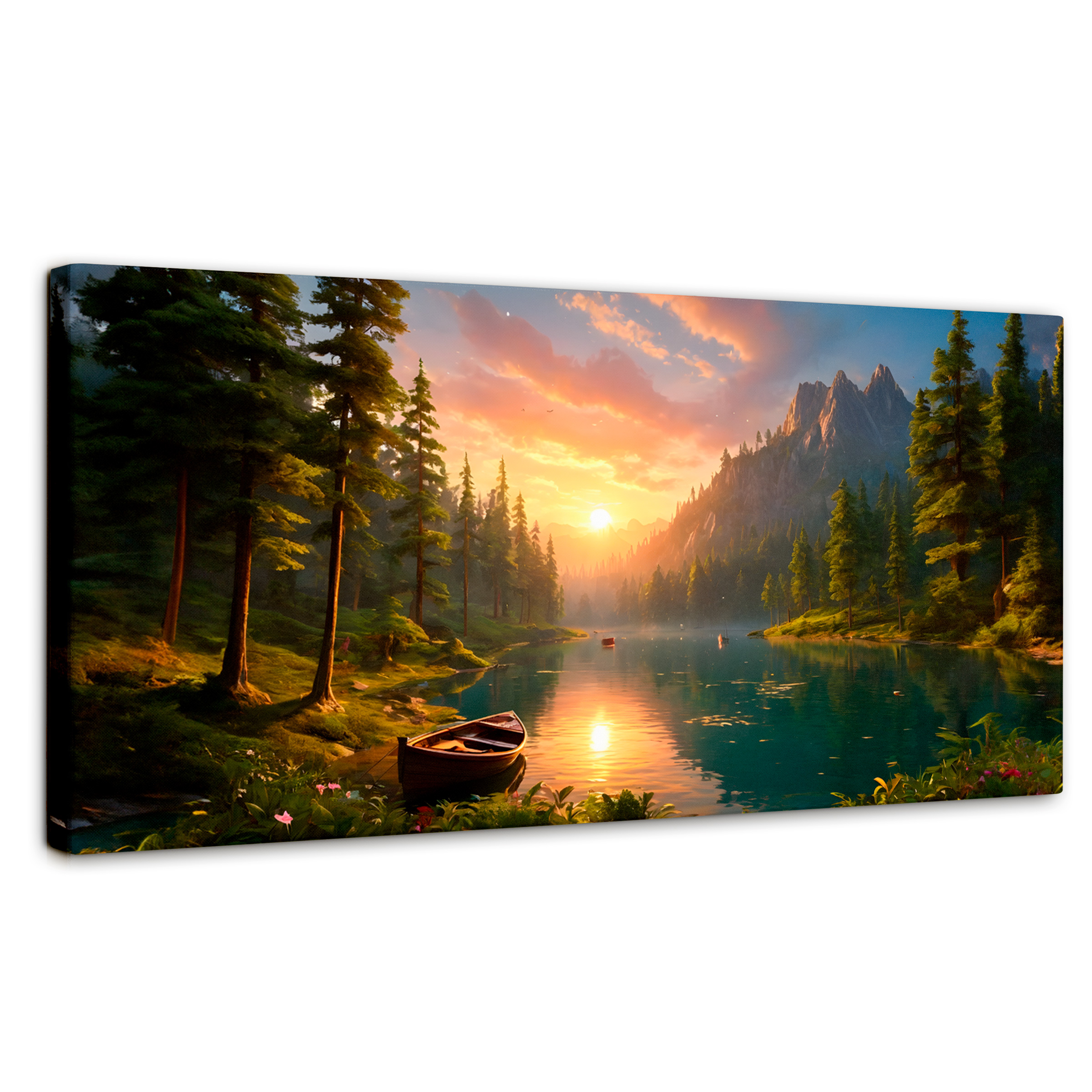 Cuadro Decorativo Canvas Paisaje Vibrante 120x60