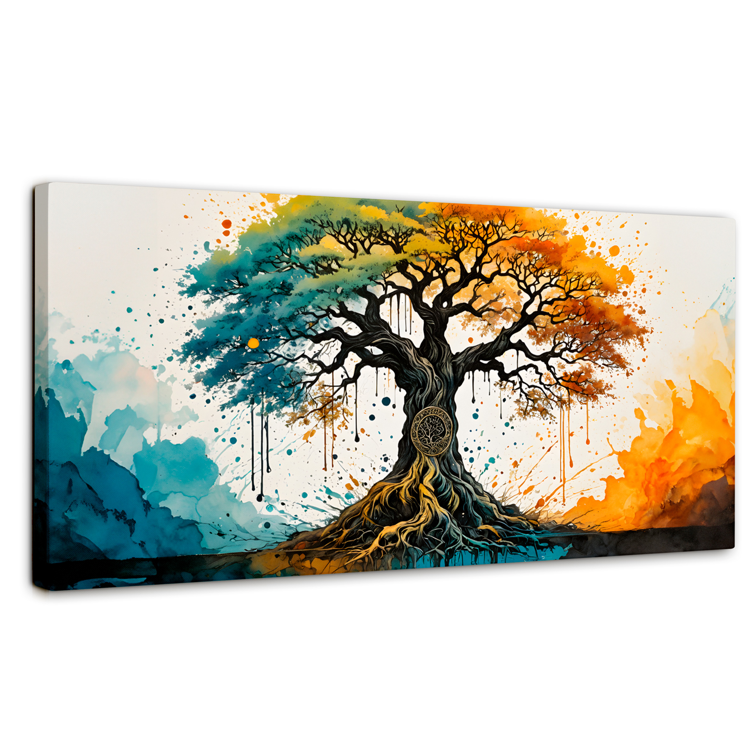 Cuadro Decorativo Canvas Sinfonías Otoño 120x60