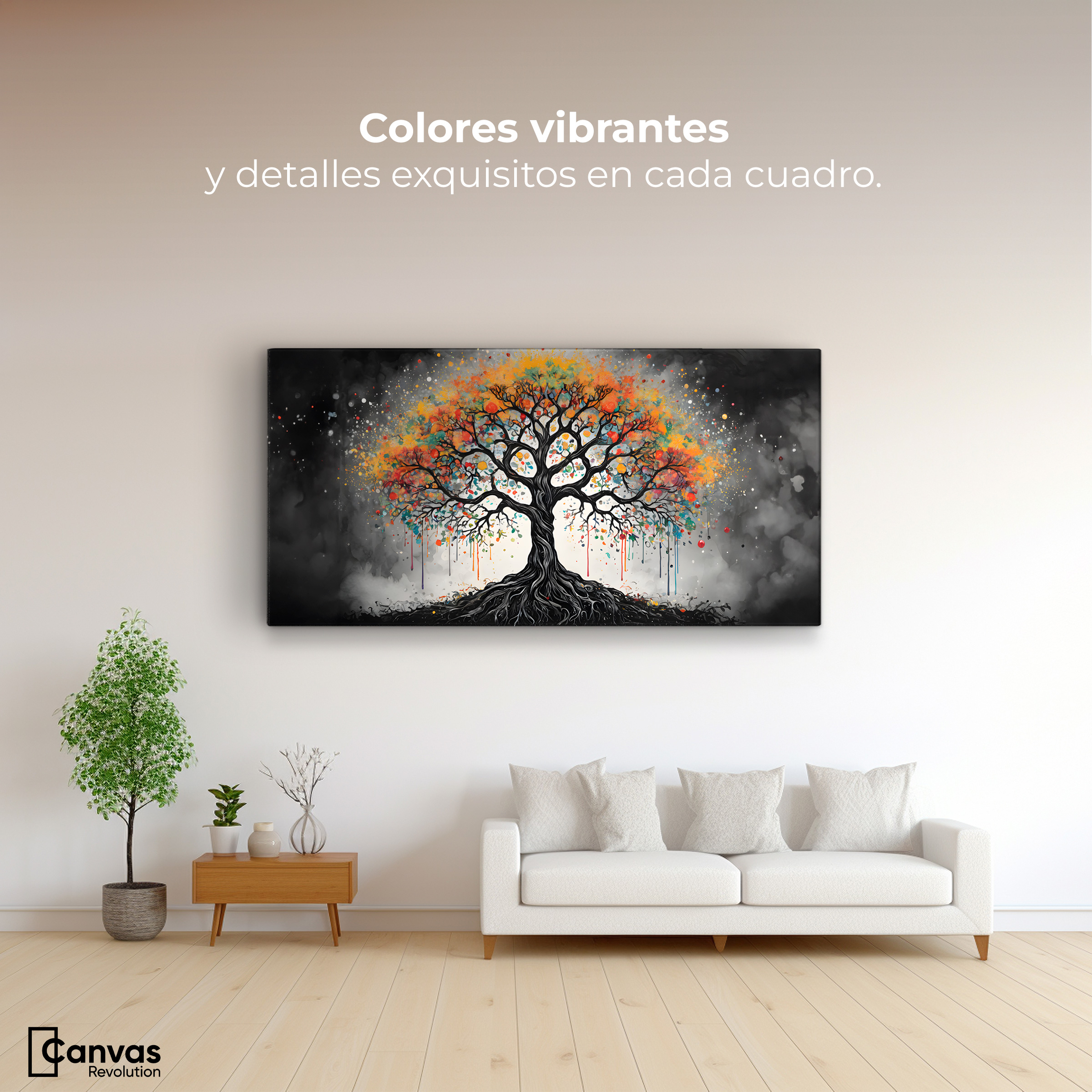 Foto 3 pulgar | Cuadro Decorativo Canvas Esplendor Otoñal 120x60