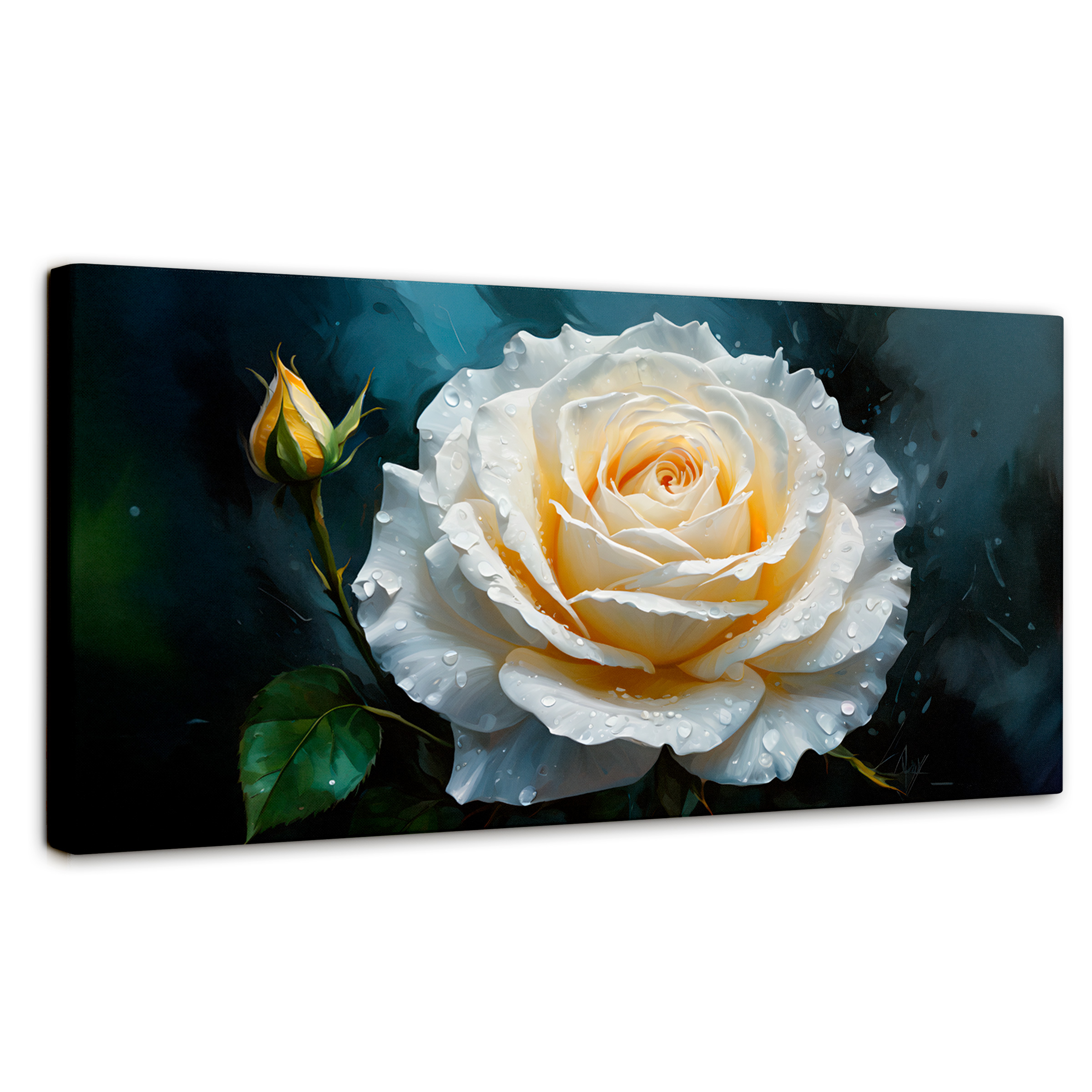 Cuadro Decorativo Canvas Pétalos Celestiales 120x60