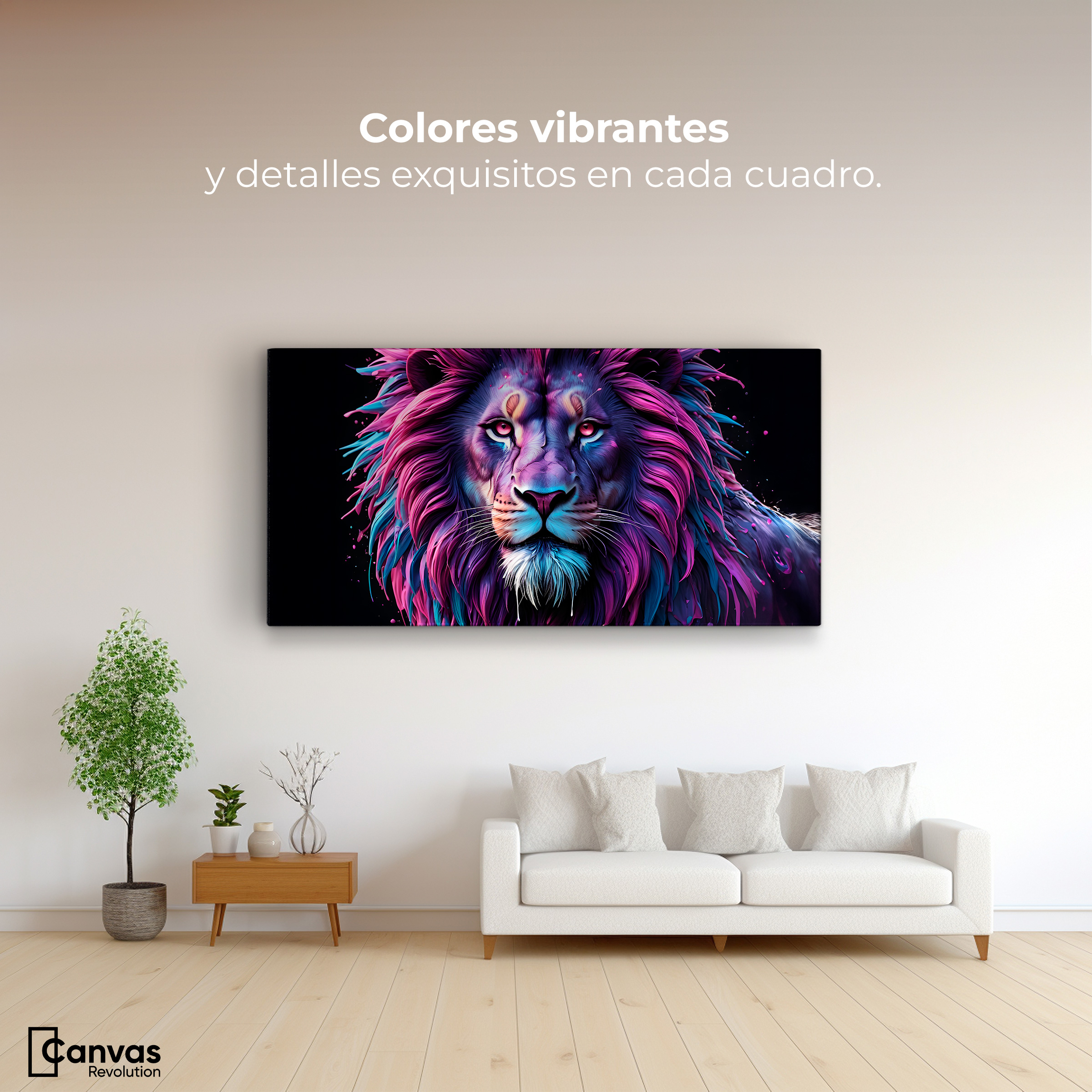 Foto 2 | Cuadro Decorativo Canvas Majestad Cósmica 120x60