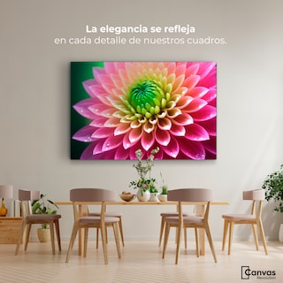 Foto 2 | Cuadro Decorativo Canvas Dalia Brillo Vivo 90x60