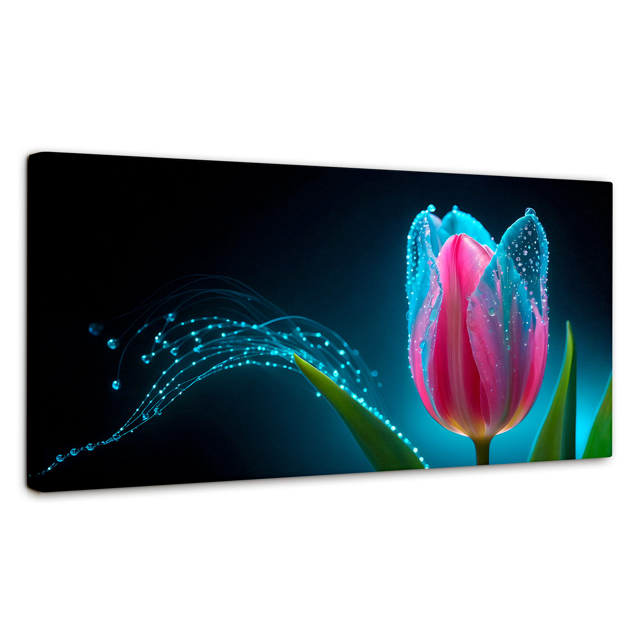 Cuadro Decorativo Canvas Tulipán Aura Viva 120x60
