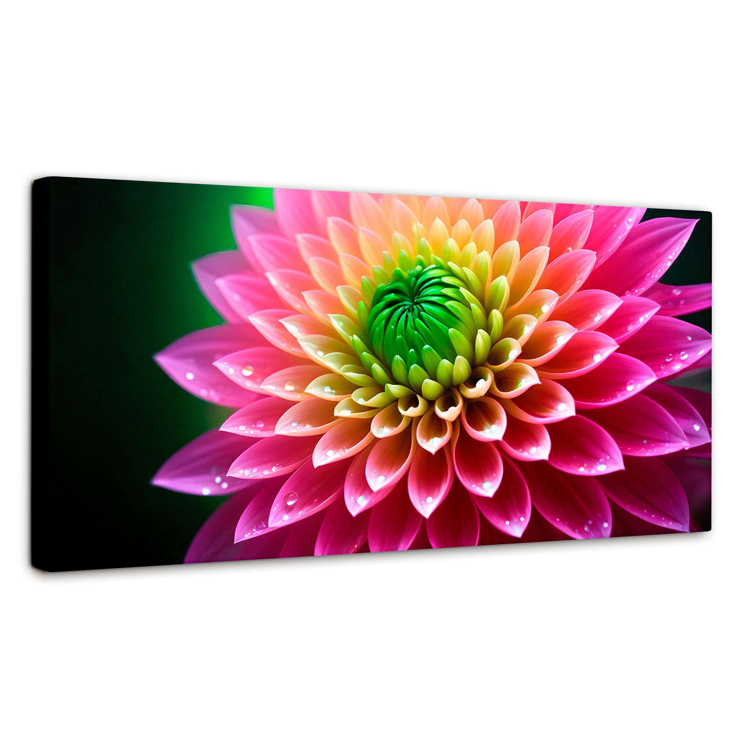 Foto 2 pulgar | Cuadro Decorativo Canvas Dalia Brillo Vivo 120x60