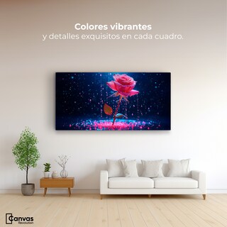 Foto 2 | Cuadro Decorativo Canvas Rosa Magia Pura 120x60
