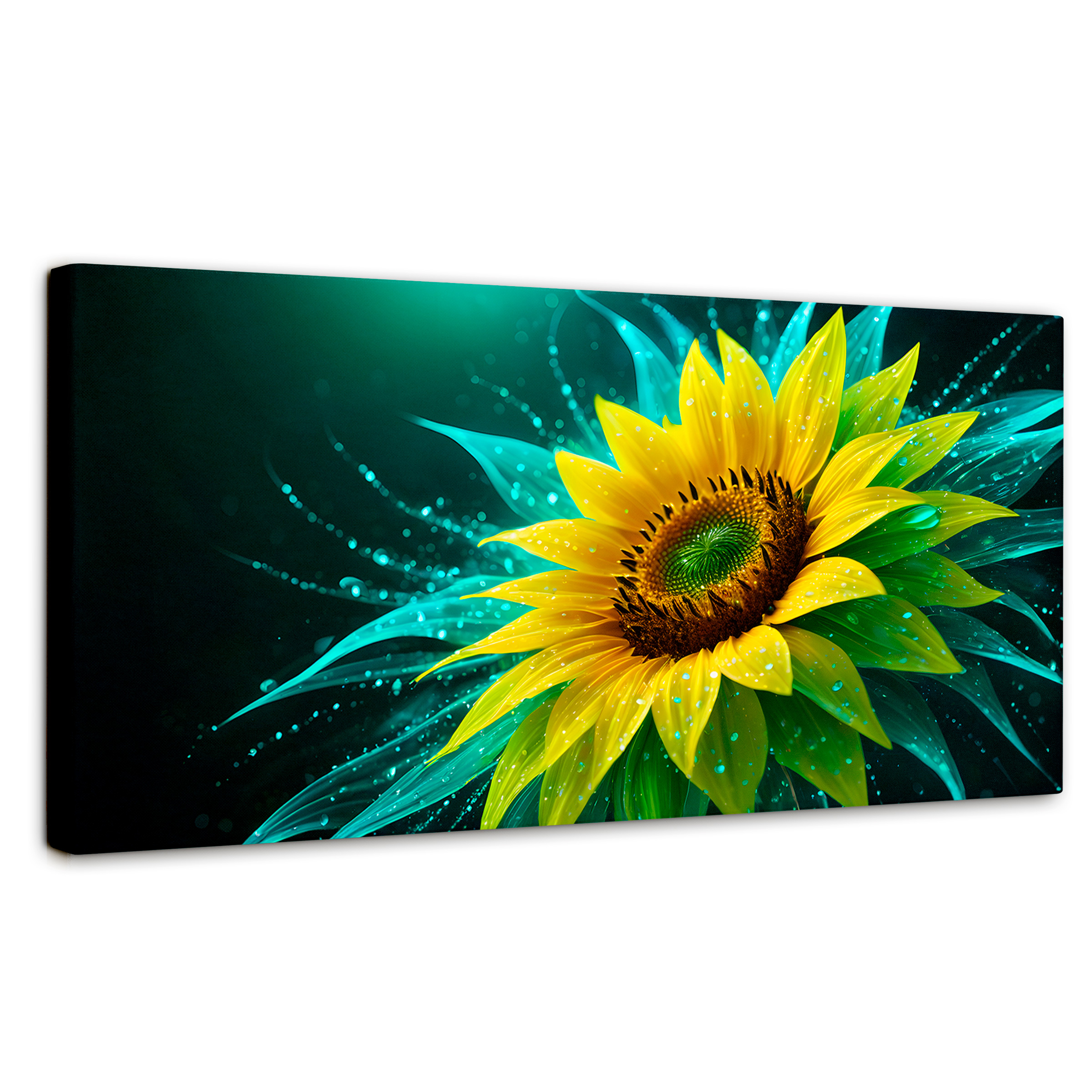 Cuadro Decorativo Canvas Fulgor De Girasol 120x60