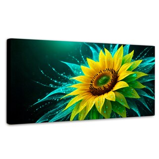 Foto 1 | Cuadro Decorativo Canvas Fulgor De Girasol 120x60