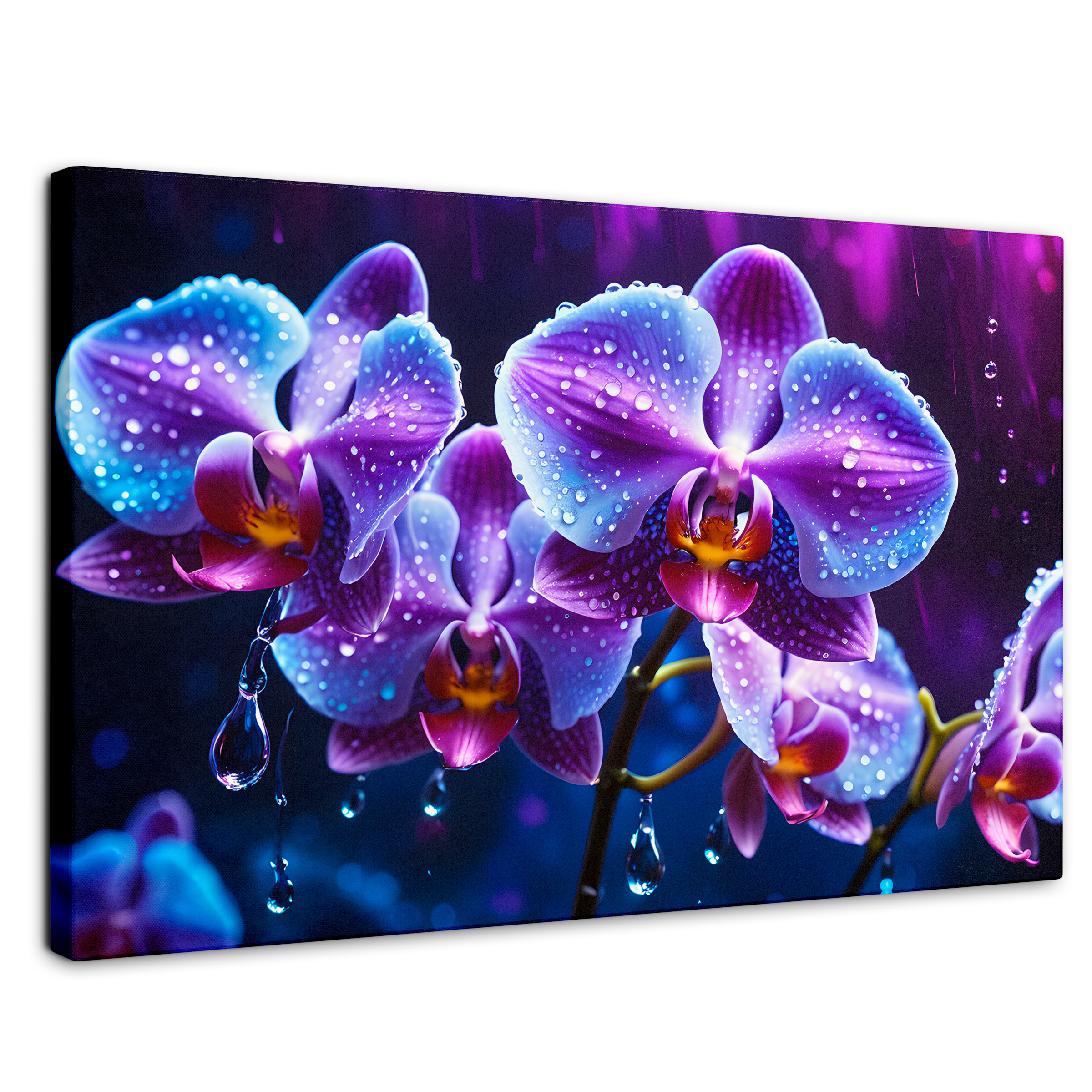 Foto 2 pulgar | Cuadro Decorativo Canvas Orquídea Luz Sutil 90x60