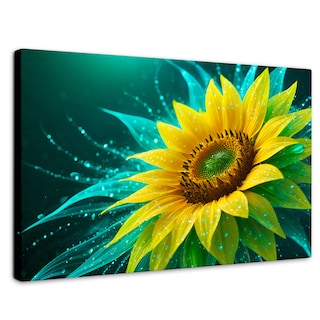 Foto 1 | Cuadro Decorativo Canvas Fulgor De Girasol 90x60