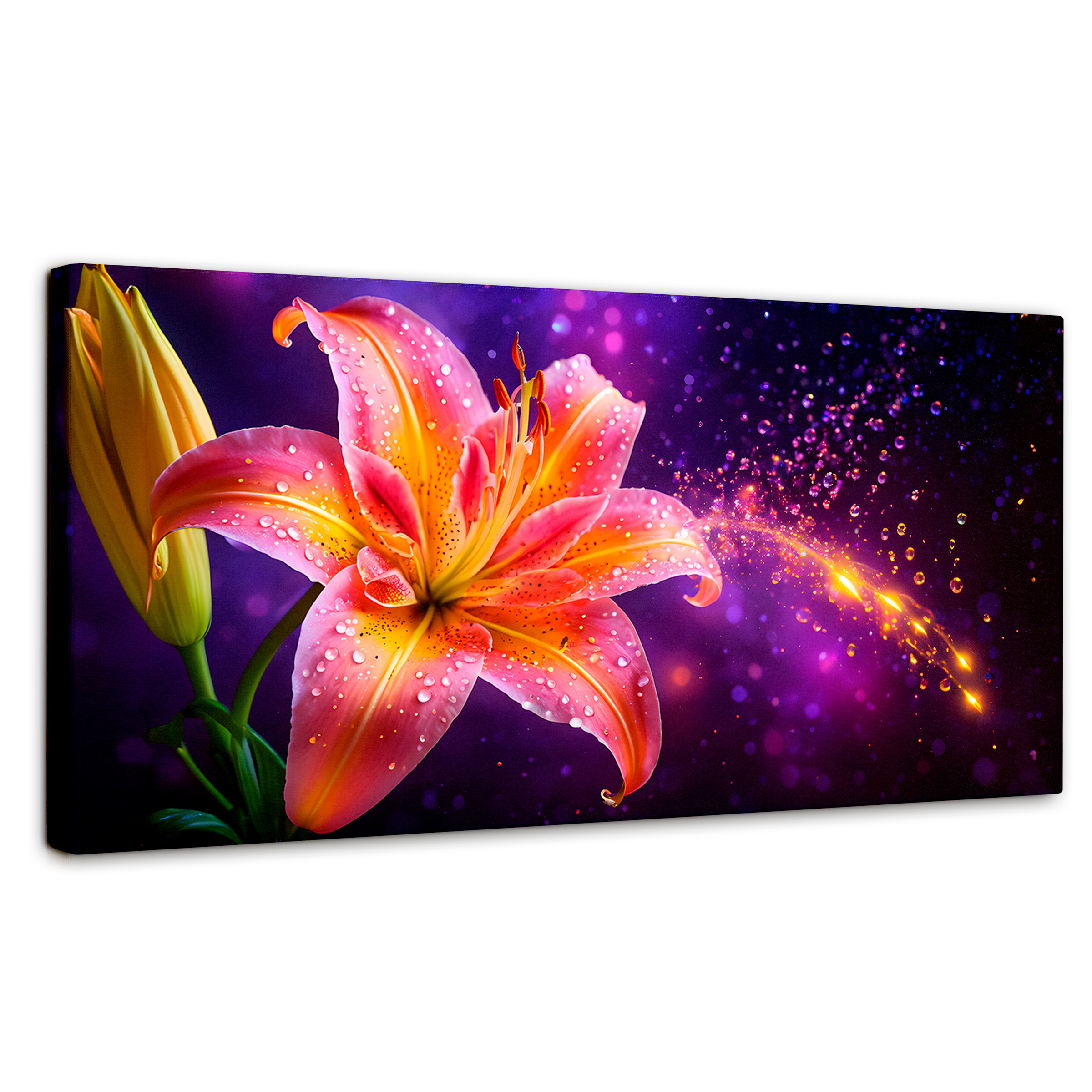 Cuadro Decorativo Canvas Lirio Celestial 120x60