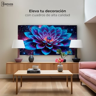 Foto 3 | Cuadro Decorativo Canvas Luz Violeta Divina 120x60