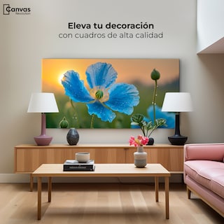 Foto 3 | Cuadro Decorativo Canvas Sueño De Amapolas 120x60
