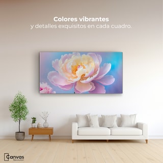Foto 2 | Cuadro Decorativo Canvas Peonía Luz Eterna 120x60