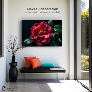 Foto 3 | Cuadro Decorativo Canvas Magia De Camelia 90x60