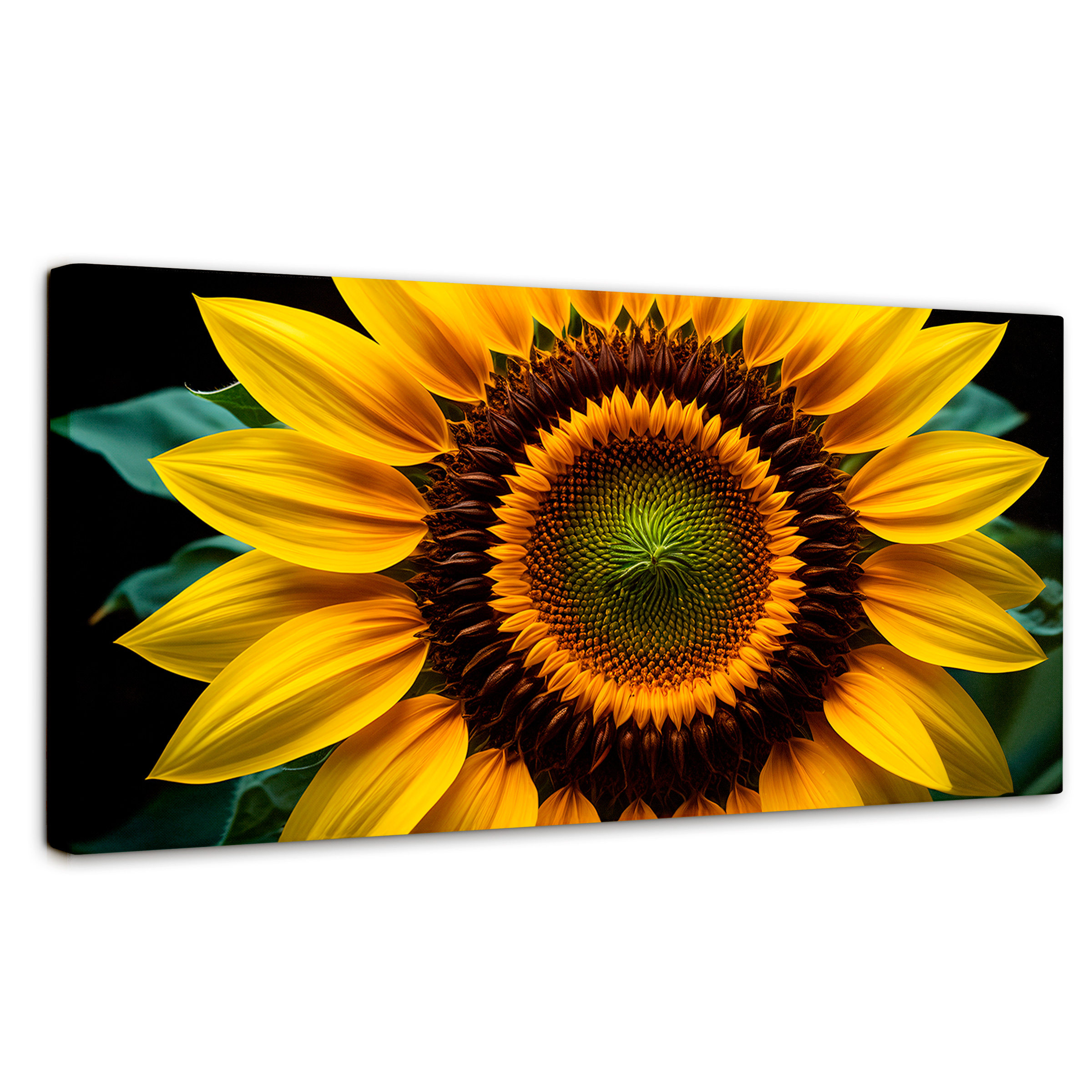 Foto 2 pulgar | Cuadro Decorativo Canvas Girasol Cercano 120x60