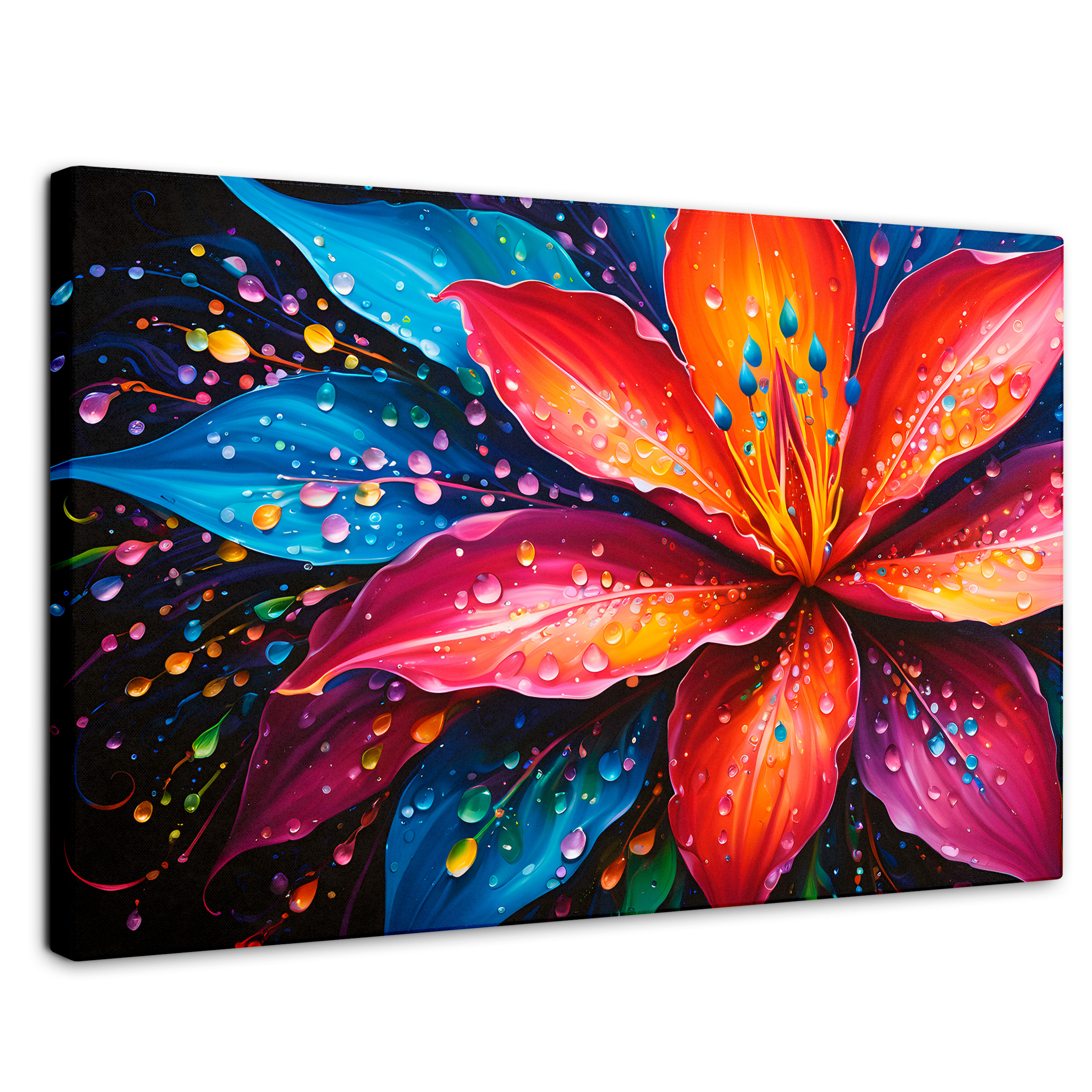 Cuadro Decorativo Canvas Flor Aurea Nítida 90x60