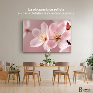 Foto 2 | Cuadro Decorativo Canvas Cerezo Rosado Flor 90x60