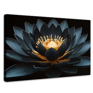 Foto 1 | Cuadro Decorativo Canvas Loto En Sombra 90x60