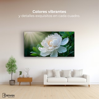 Foto 2 | Cuadro Decorativo Canvas Rayos De Peonía 120x60