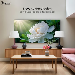 Foto 3 | Cuadro Decorativo Canvas Rayos De Peonía 120x60