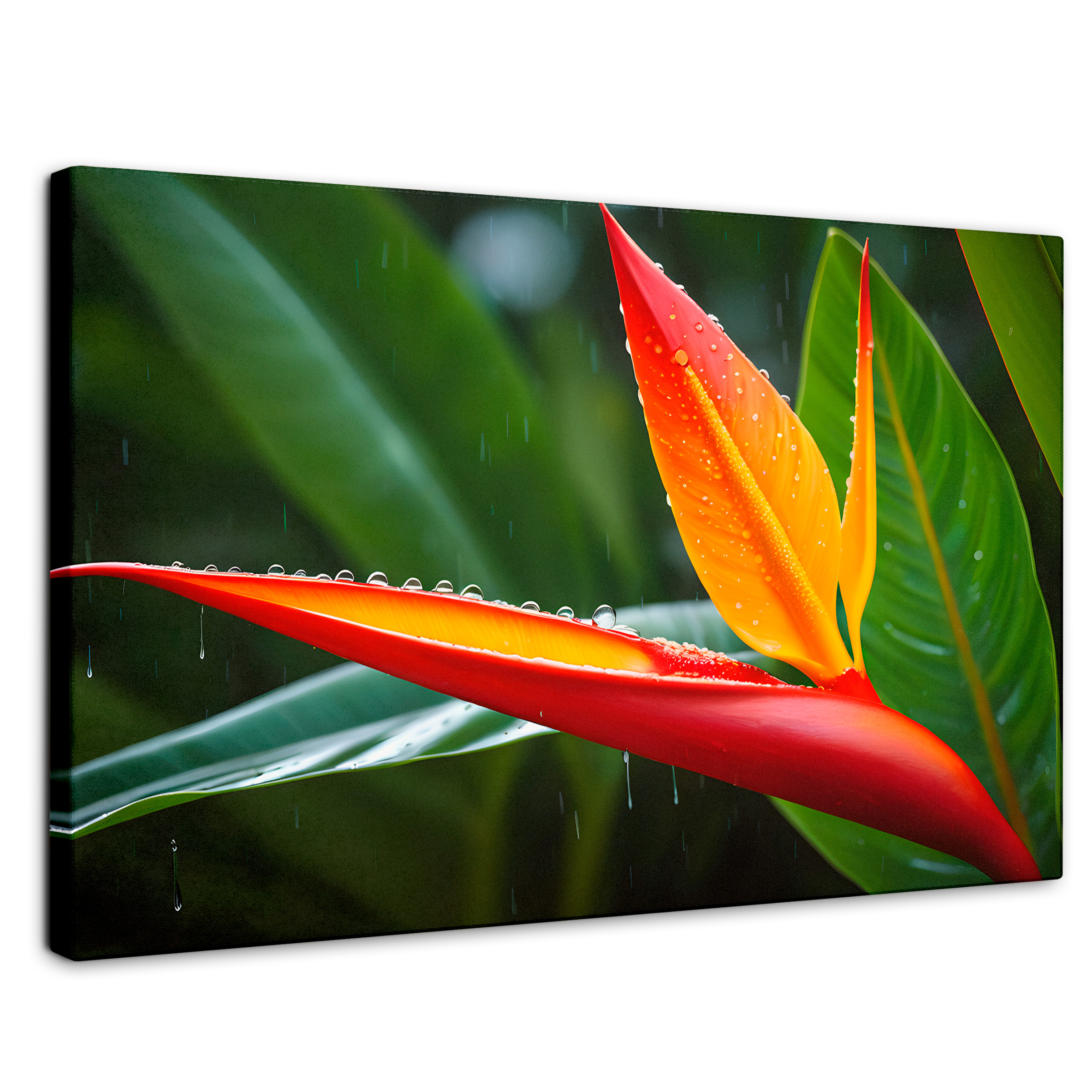 Cuadro Decorativo Canvas Llama De Heliconia 90x60