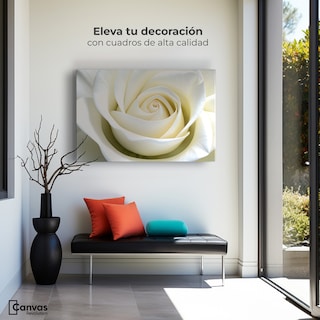 Foto 3 | Cuadro Decorativo Canvas Gardenia Divina 90x60