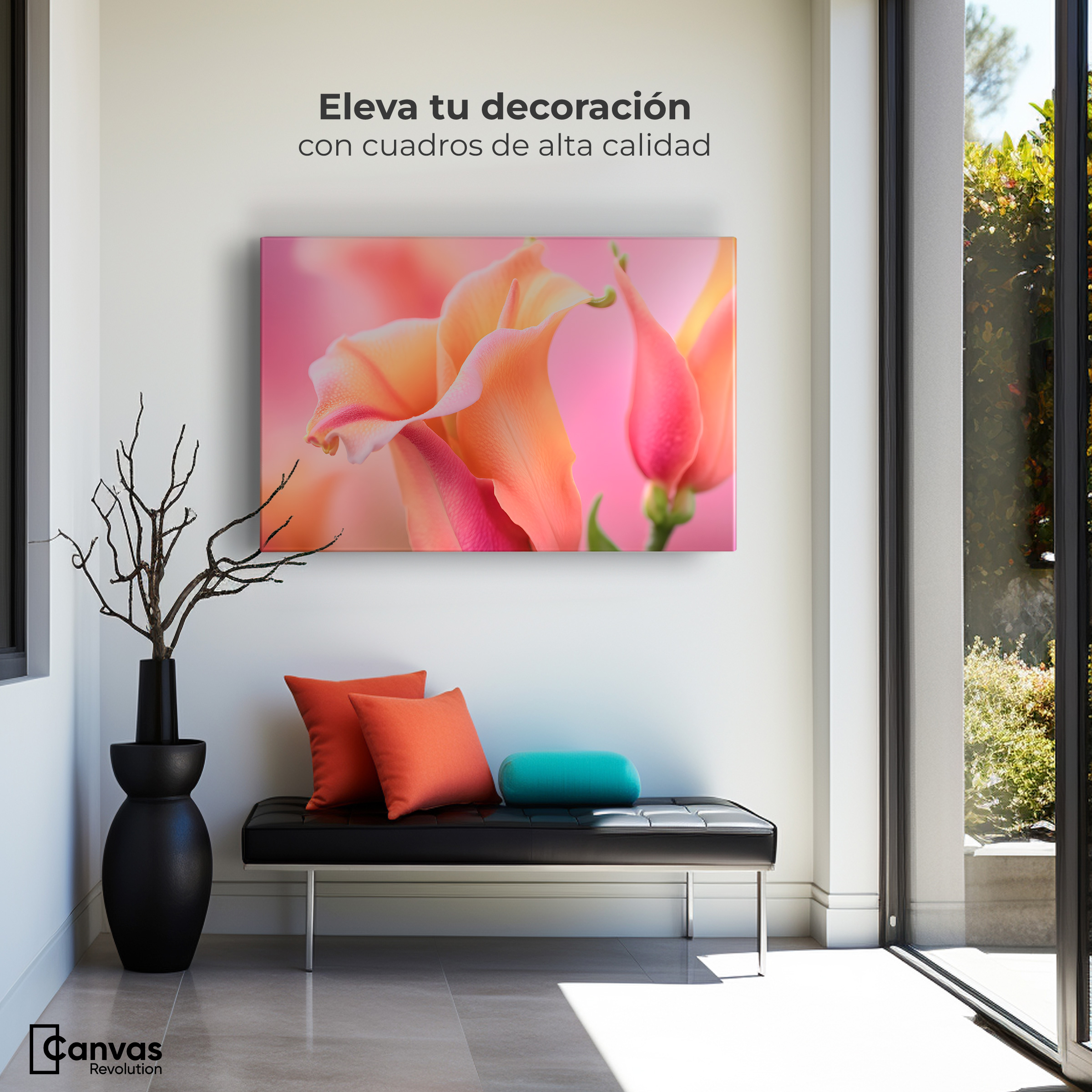 Foto 4 pulgar | Cuadro Decorativo Canvas Fragancia De Dragón 90x60