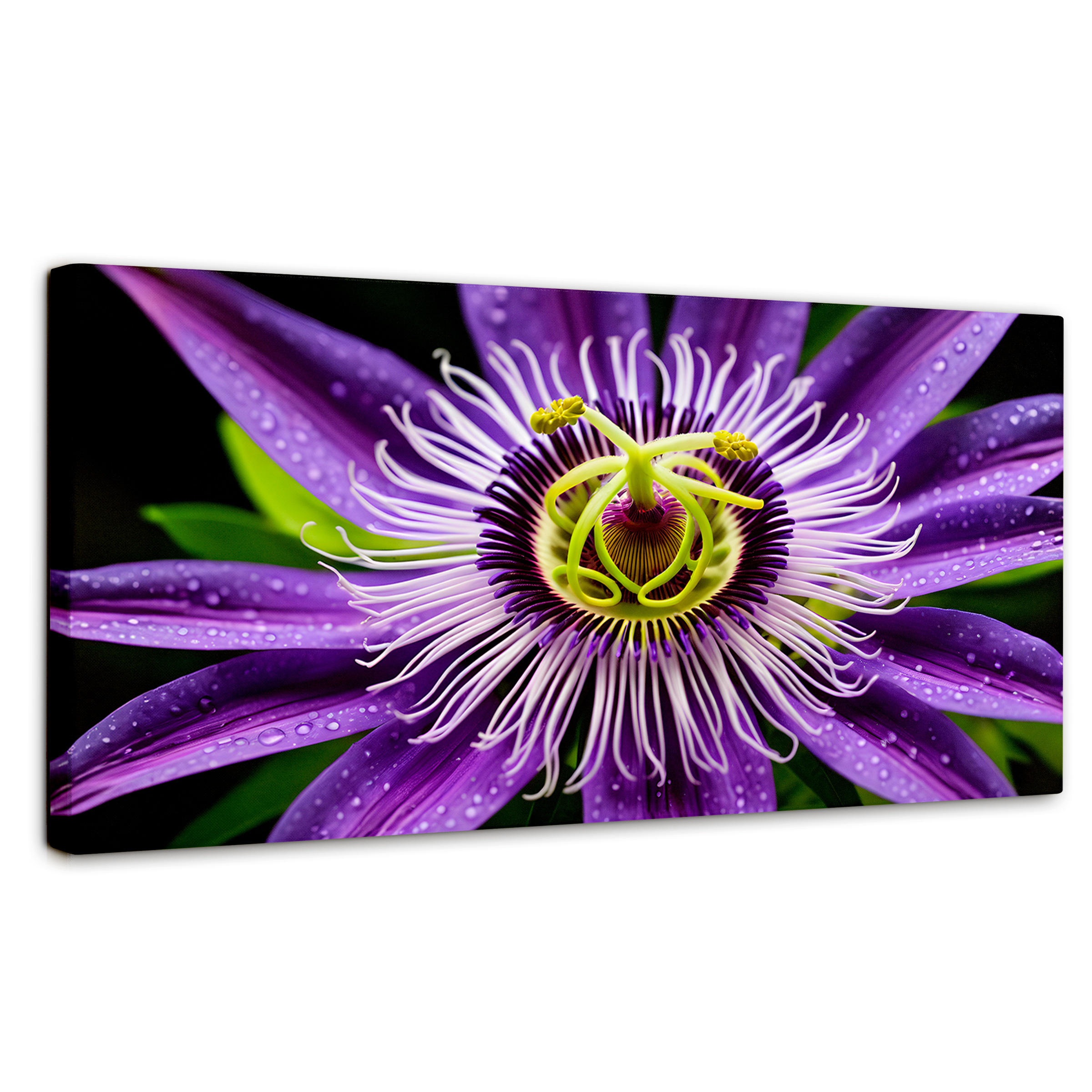 Foto 2 pulgar | Cuadro Decorativo Canvas Flor Pasión Eterna 120x60