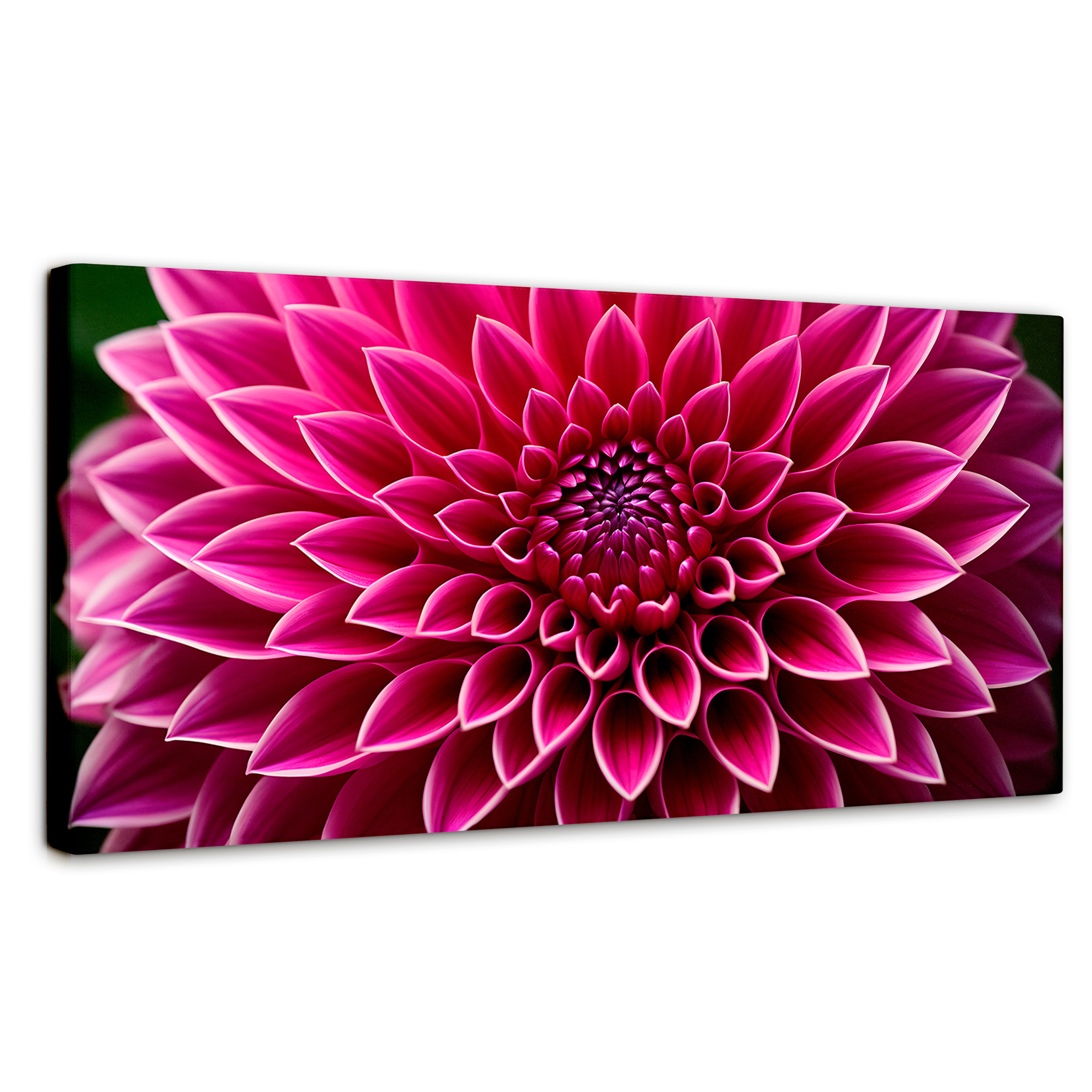 Foto 2 pulgar | Cuadro Decorativo Canvas Dalia Magenta Flor 120x60