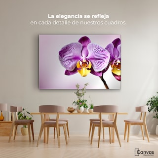 Foto 2 | Cuadro Decorativo Canvas Esencia Violeta 90x60