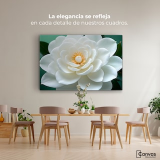 Foto 2 | Cuadro Decorativo Canvas Camelia Eterna Flor 90x60