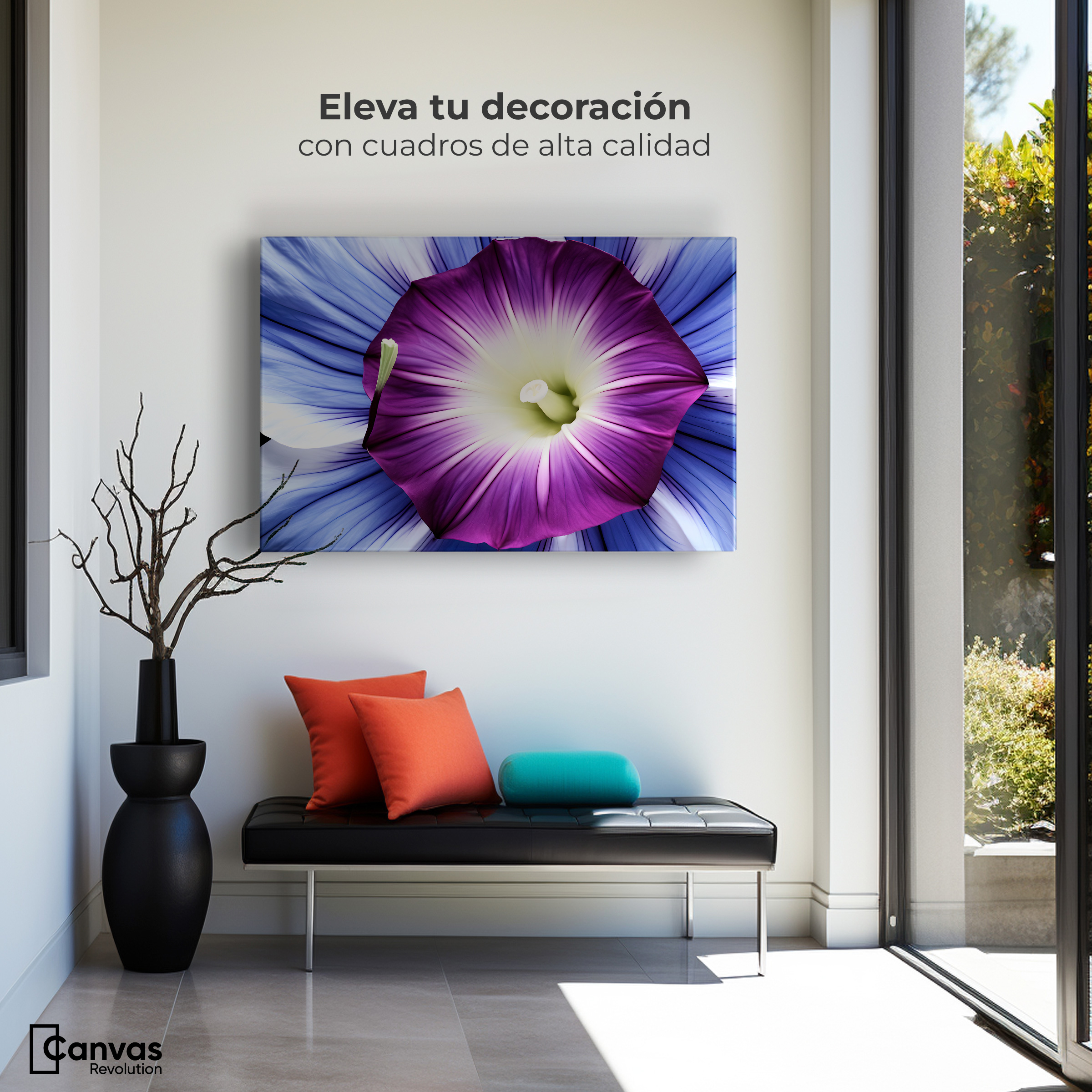 Foto 4 pulgar | Cuadro Decorativo Canvas Fulgor De La Mañana 90x60