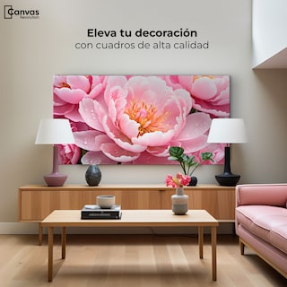Foto 3 | Cuadro Decorativo Canvas Peonía Encanto 120x60