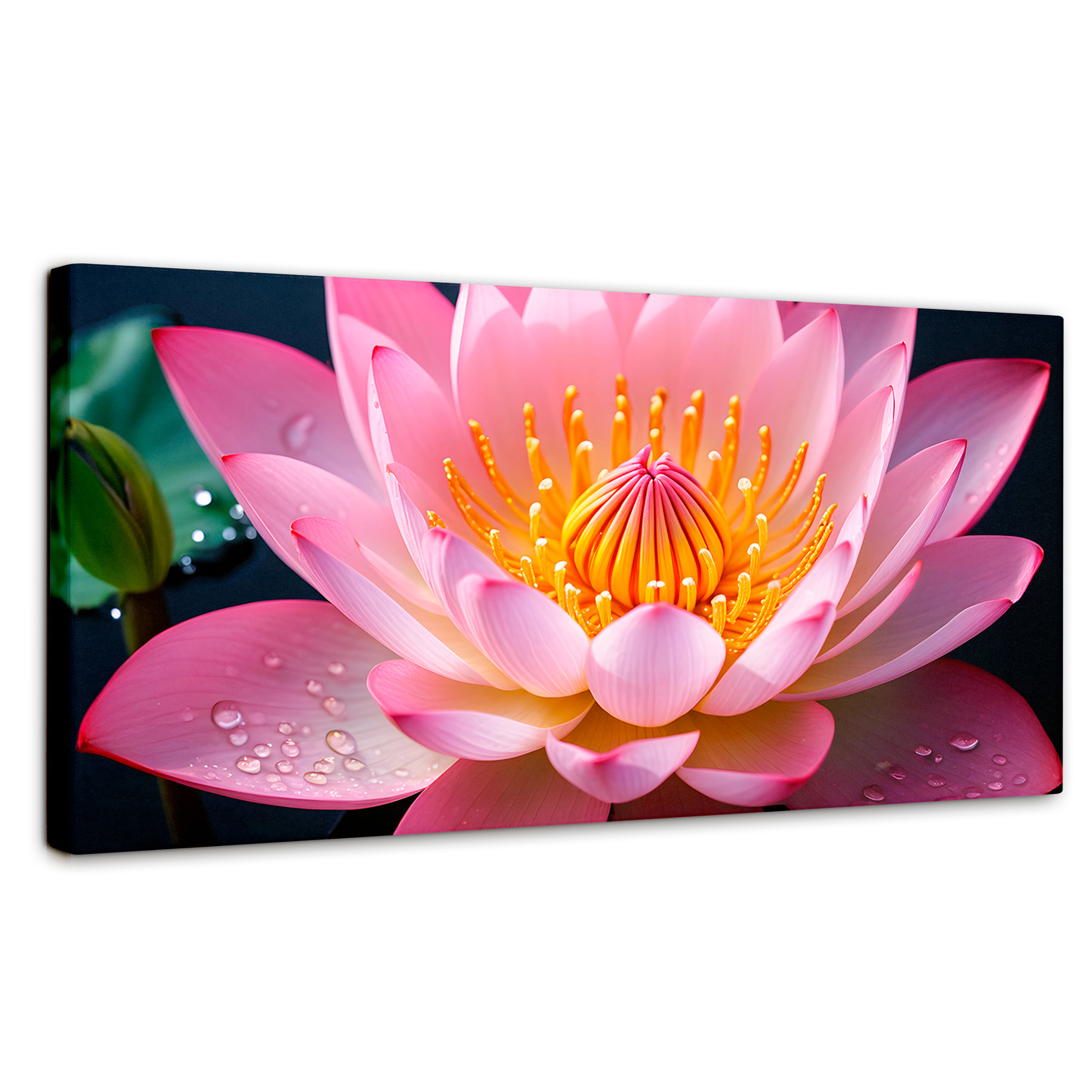 Cuadro Decorativo Canvas Loto Dual Radiante 120x60