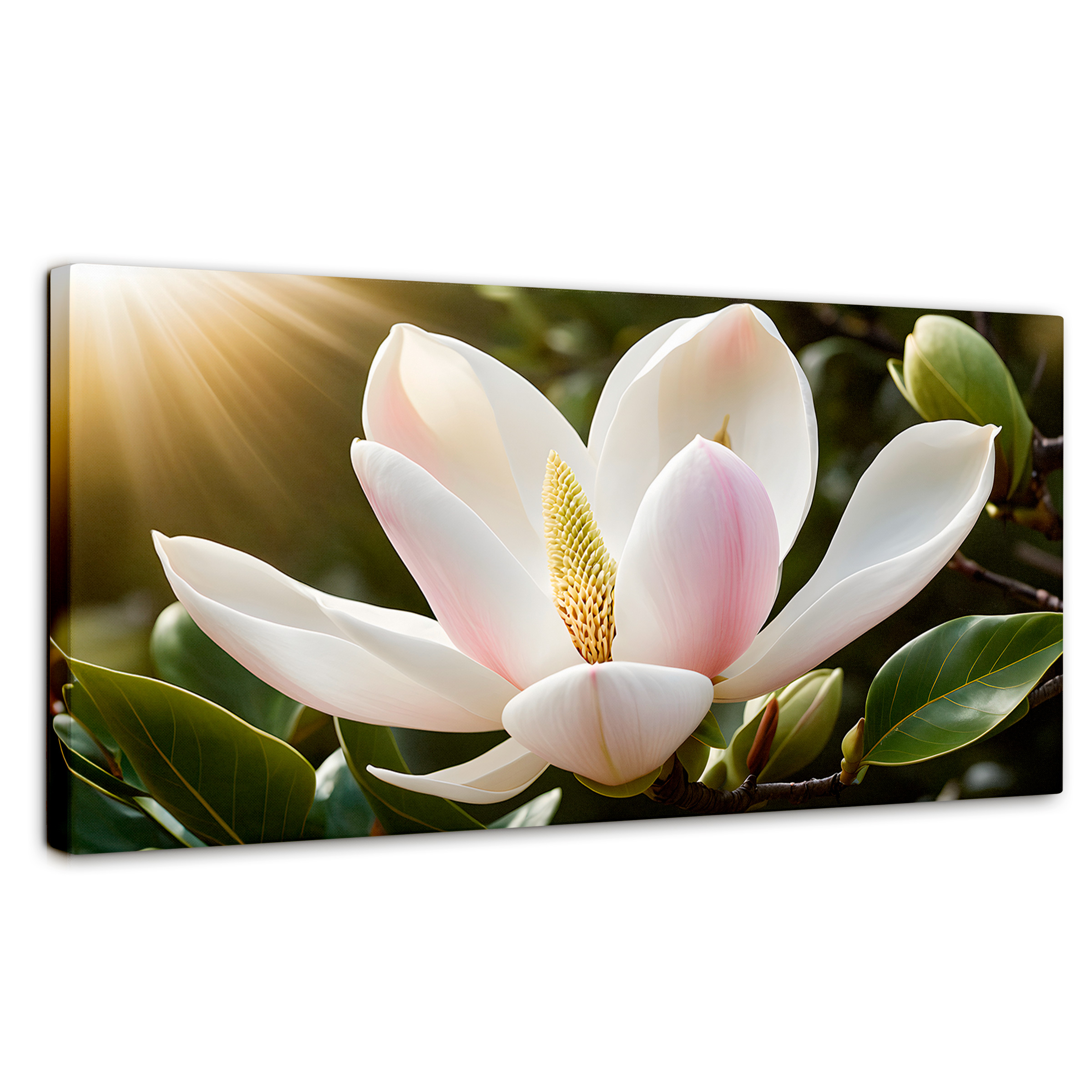 Cuadro Decorativo Canvas Canto De Magnolia 120x60