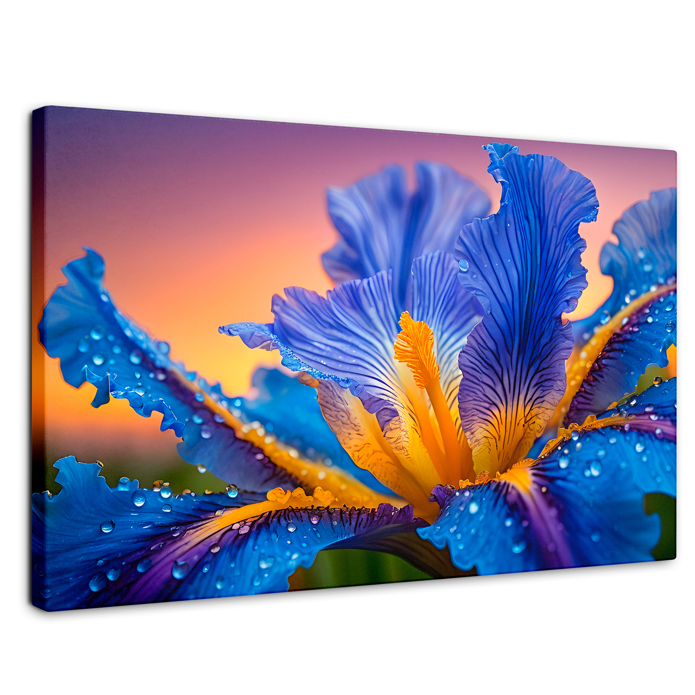 Cuadro Decorativo Canvas Flor Iris Divino 90x60