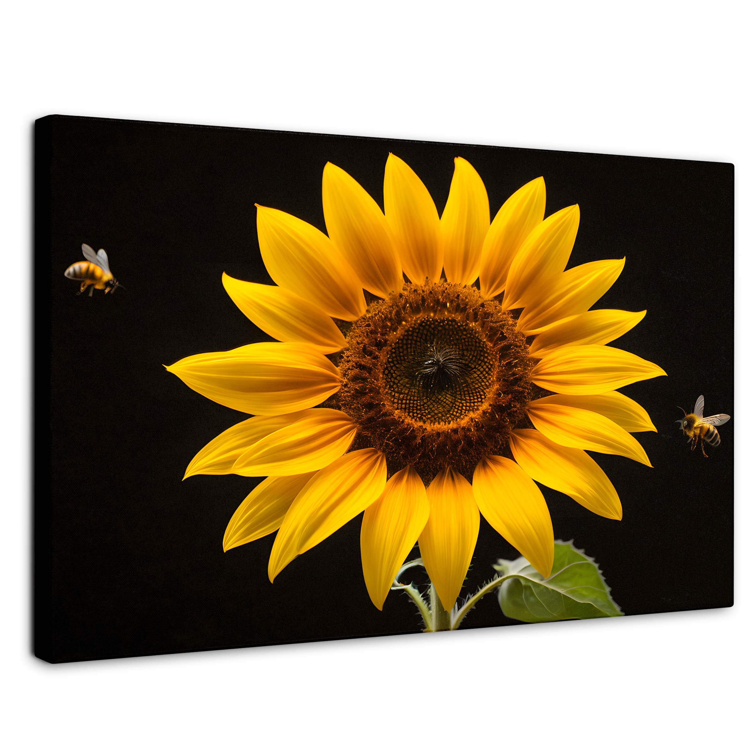 Cuadro Decorativo Canvas Girasol En Vuelo 90x60