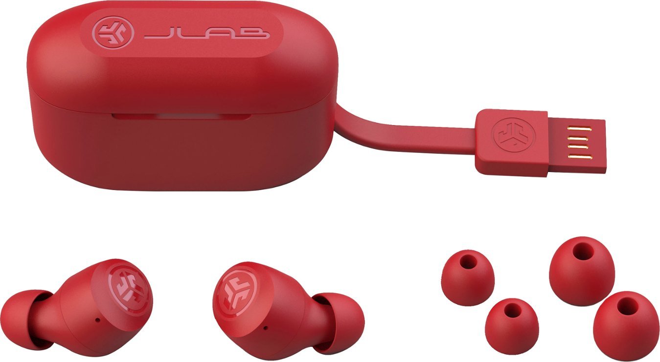 Foto 5 pulgar | Auriculares Inalámbricos JLab Go Air Pop True Estuche de Carga Rojos Reacondicionado