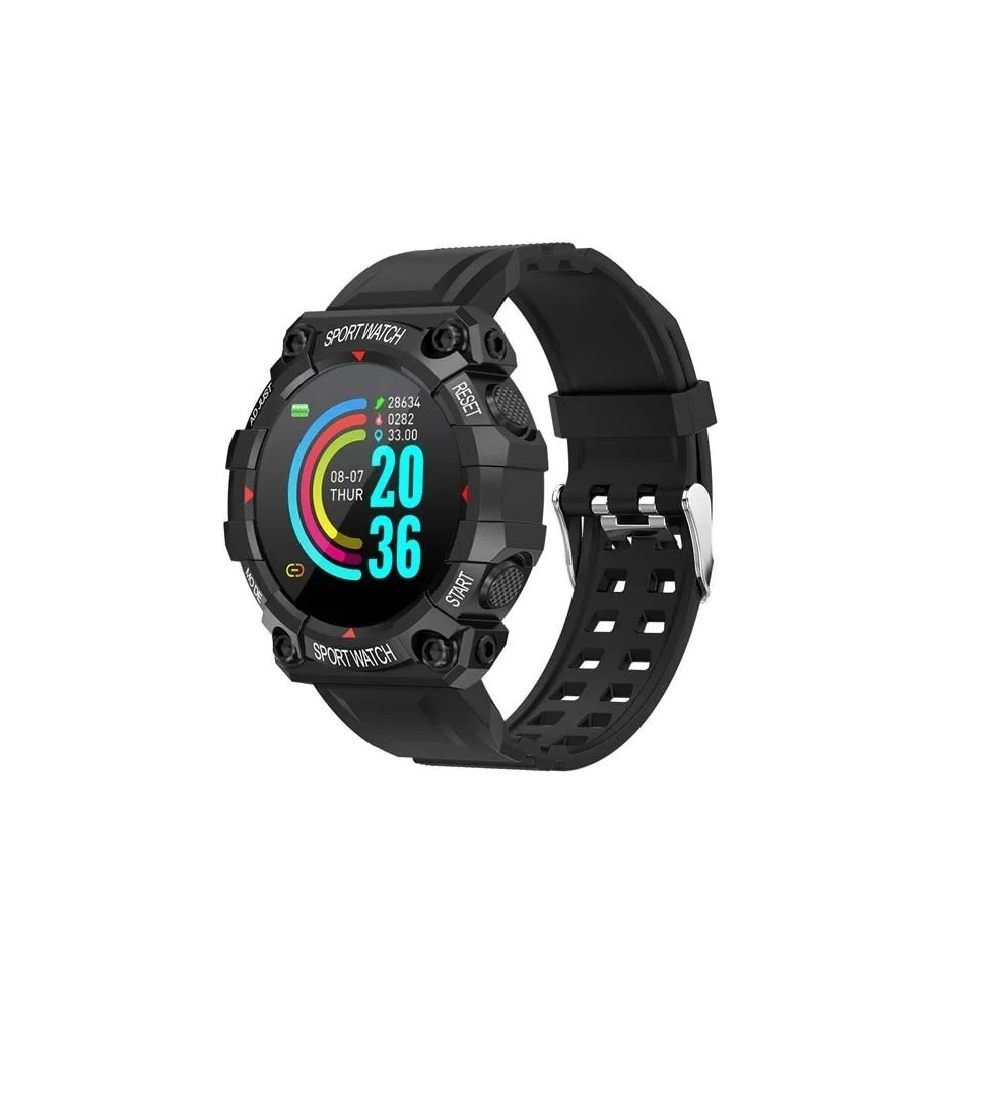 Smartwatch Malubero Uso Rudo Negro