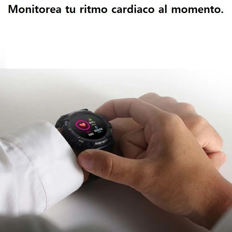 Foto 4 pulgar | Smartwatch Malubero Uso Rudo Negro