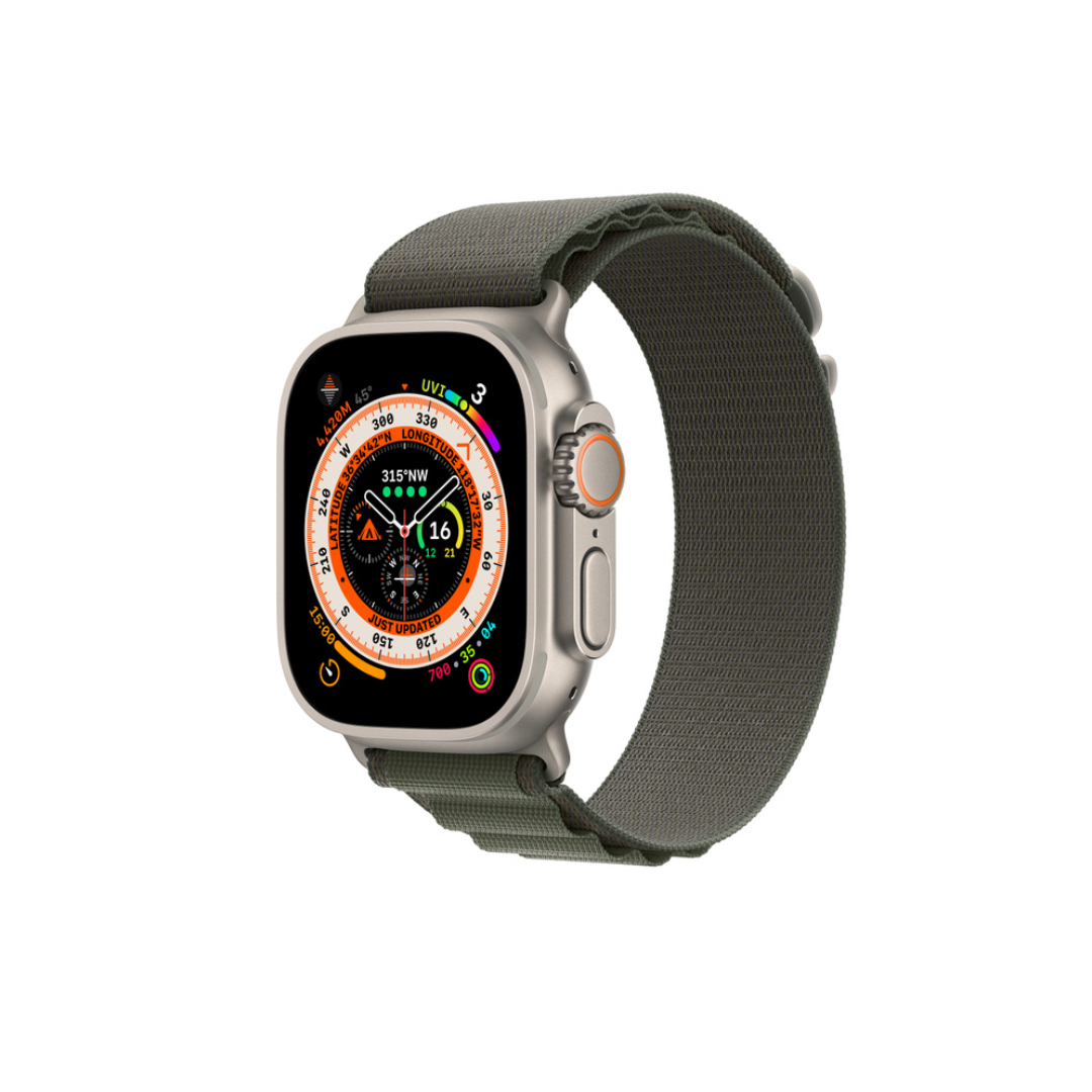 Foto 2 pulgar | Apple Watch Ultra 49 Mm Titanium Case  Green Alpine Loop M  A2622  Reacondicionado