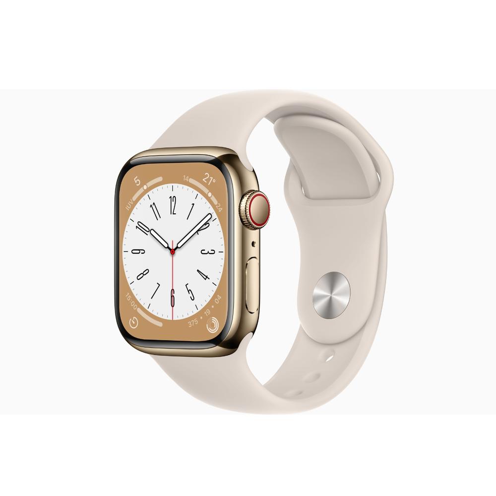 Foto 2 | Apple Watch S8 45 mm Dorado Reacondicionado