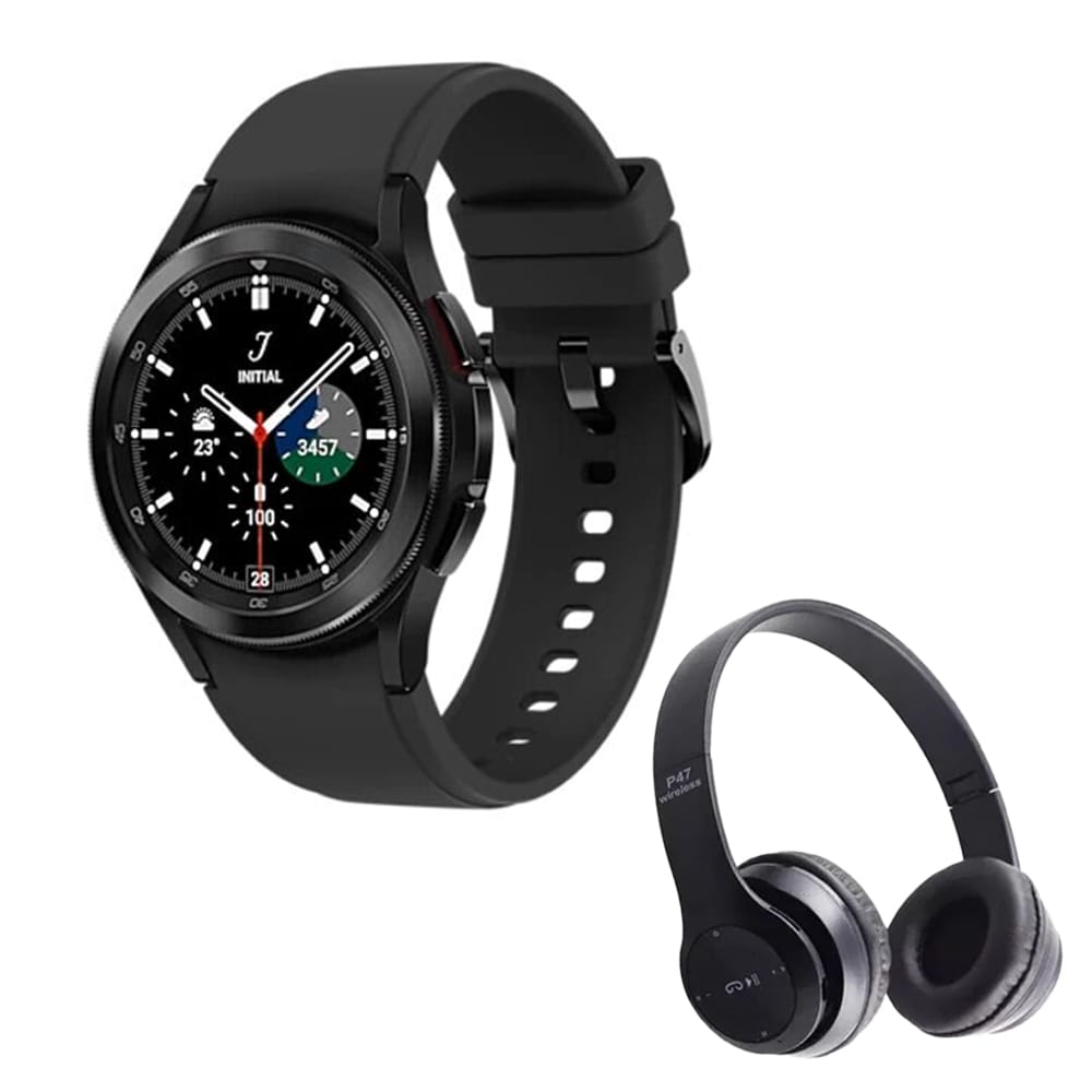Galaxy Watch Samsung 4 Classic 42mm Negro Reacondicionado + Audífonos Bluetooth $2,349