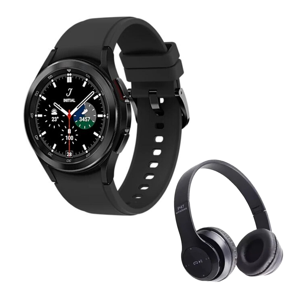 Galaxy Watch Samsung 4 Classic 42mm Negro Reacondicionado + Audífonos Bluetooth