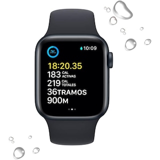 Foto 3 | Reloj Apple Watch Se 1ra. Gen 44 mm Negro Reacondicionado más Audífonos Bluetooth