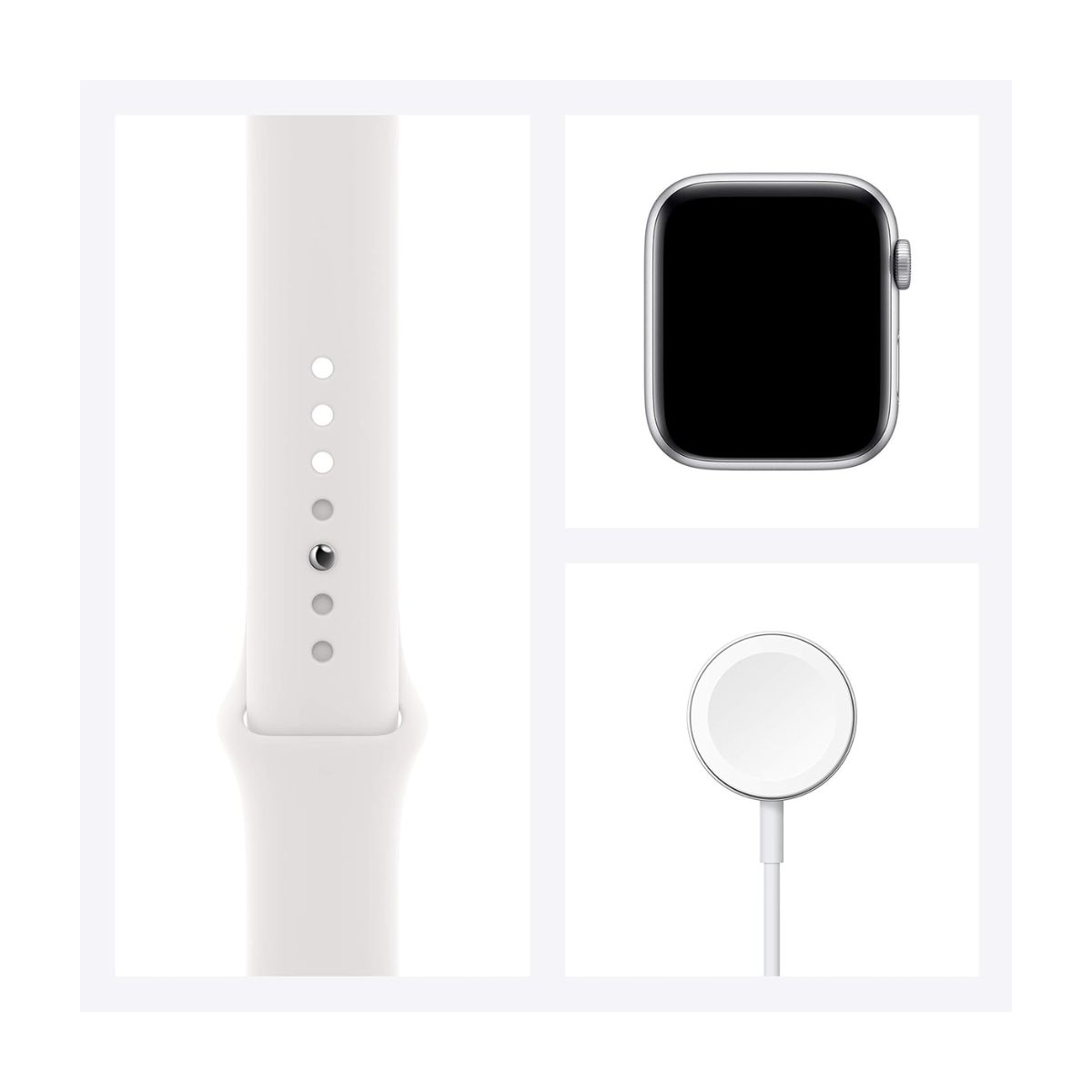 Foto 5 pulgar | Reloj Apple Watch Se GPS 44 mm Plateado con Correa Deportiva Blanca Reacondicionado