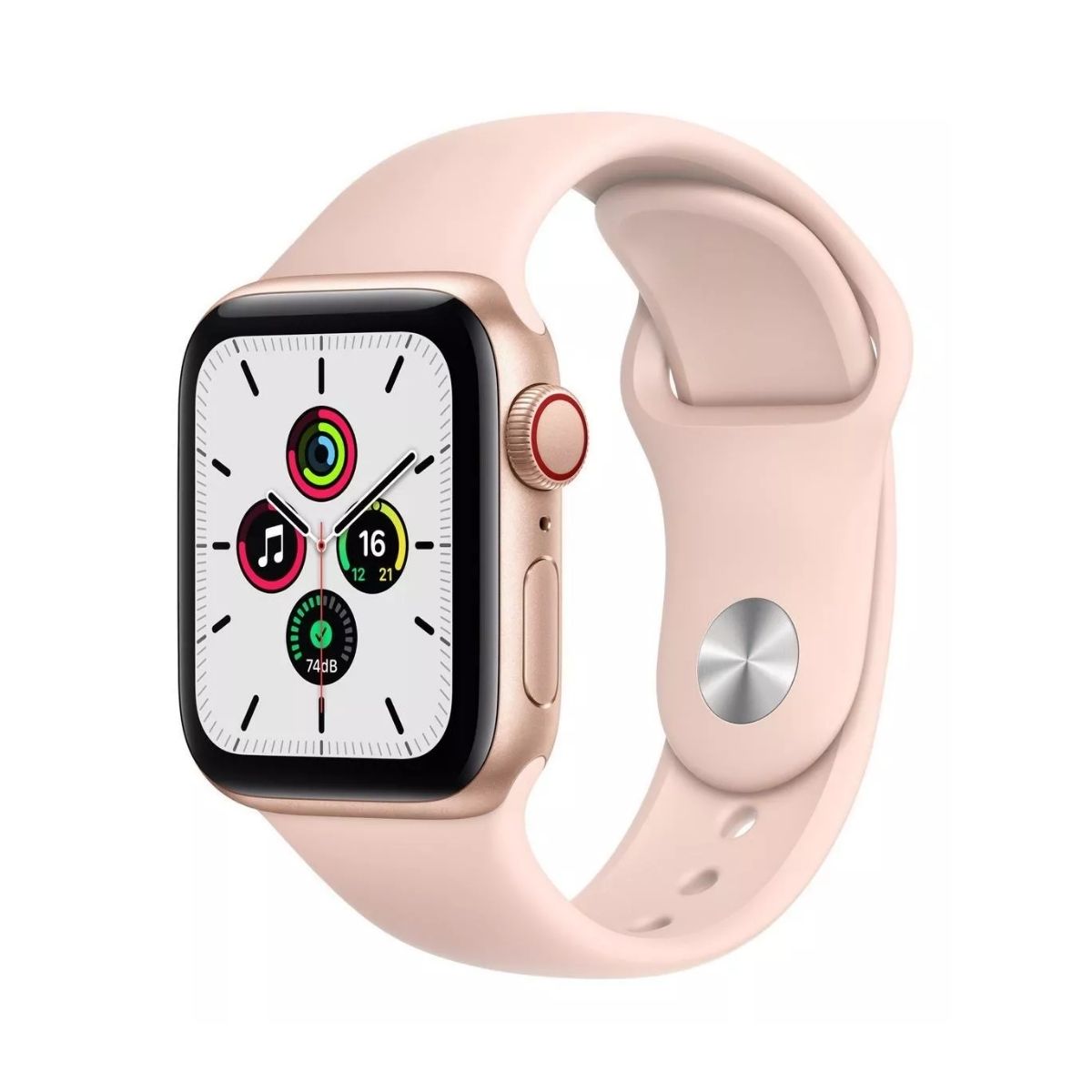 Foto 2 pulgar | Apple Watch Se Dorado con Correa Deportiva Arena Rosa Reacondiconado